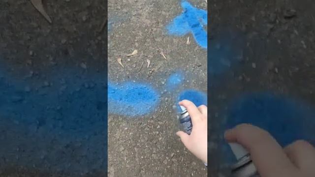 пробуем рисовать спрей мелом смотреть онлайн
