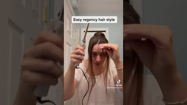 Easy regency hairstyle ☺️ смотреть онлайн