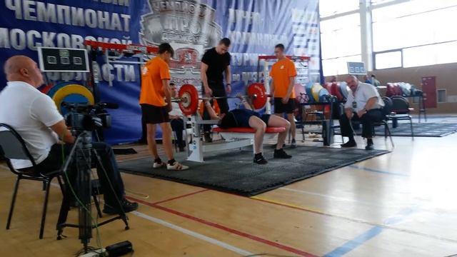 ПРОдвижение 2014г. Жим лежа 135кг(2-й). AWPC б/э, в.к. до 75кг. Павленко Михаил смотреть онлайн