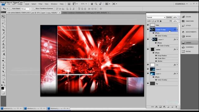 How To Make a Youtube Background In Photoshop CS4 смотреть онлайн