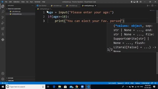 voting system using python [ project for beginners ] in Hindi | with Source Code смотреть онлайн
