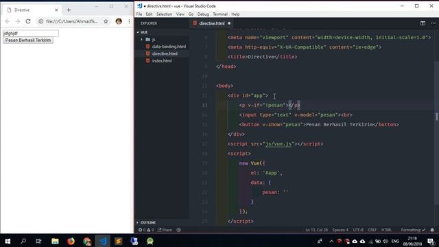 Mengenal Directive pada VueJS смотреть онлайн