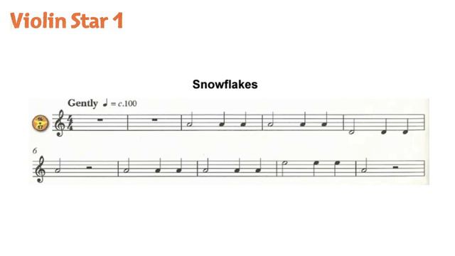 ABRSM Violin Star 1: Snowflakes // Play-Along смотреть онлайн