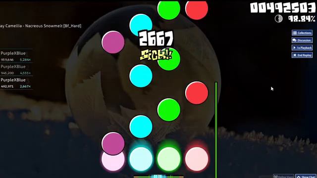 [osu! mania] | FNF- Nacreous Snowmelt B-Side FC, Rank S смотреть онлайн