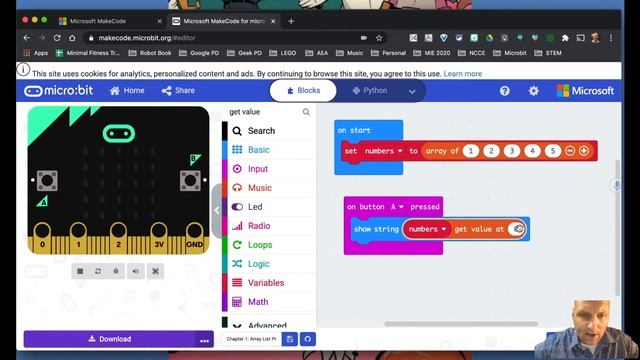 Microbit Course - Understand Arrays And Lists