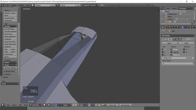 1. Modeling of the Spaceship - Create web game in Blender and Verge3D смотреть онлайн