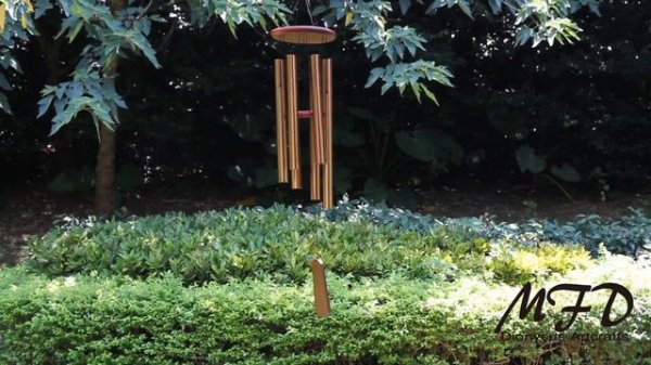 Wind Chime Sounds - 45 inches Wood Top Wind Chime - IC01745BR