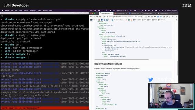 Playing successfully with external-dns, then unsuccessfully attempting cert-manager. смотреть онлайн
