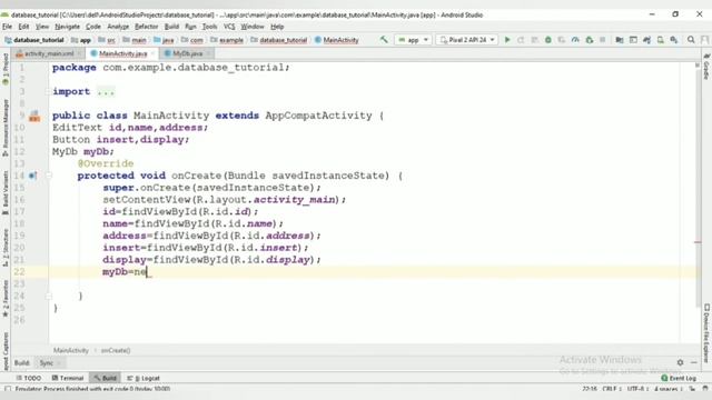 how insert/display data in SQLite database in android смотреть онлайн