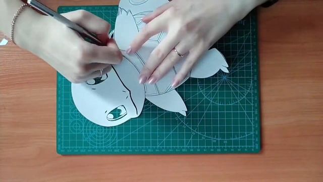 Покемон Сквиртл из бумаги. Ручная работа #StayAtHome