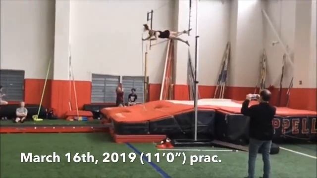 1st Year Pole Vault Progression (0’-11’6”) смотреть онлайн