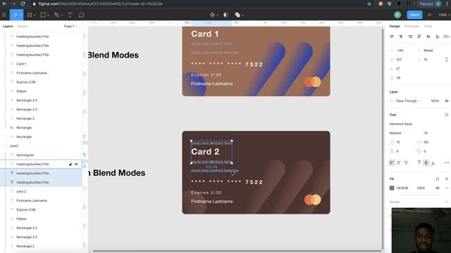 Using Blend Mode in Figma смотреть онлайн