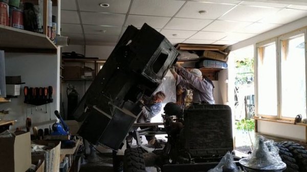 Газ-67. Демонтаж кузова