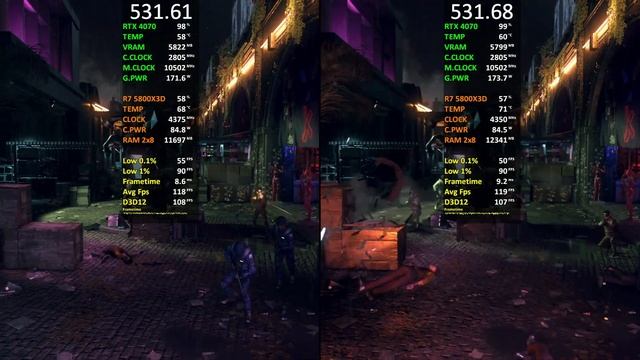 Nvidia Drivers (531.61 vs 531.68) RTX 4070 12GB Test in 7 Games 2023 смотреть онлайн