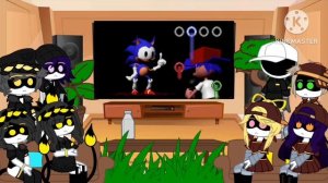 Murder Drone React Friday Night Funkin' VS Rewrite Sonic V2 - Sonic.EXE! @CommunityGame GachaClub