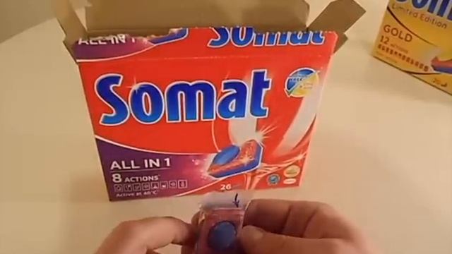 SOMAT ALL IN 1 - Tabletki do zmywarki (Unboxing) смотреть онлайн