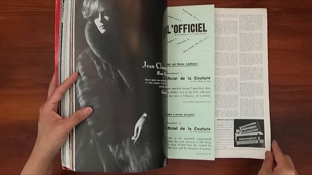 1964 October ASMR Magazine Flip Through: L'Officiel w Pierre Balmain, Christian Dior, Balenciaga смотреть онлайн