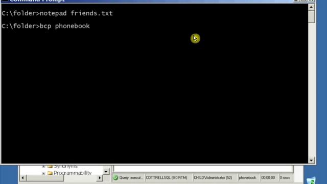 SQL Server: Use BCP to import a text file смотреть онлайн