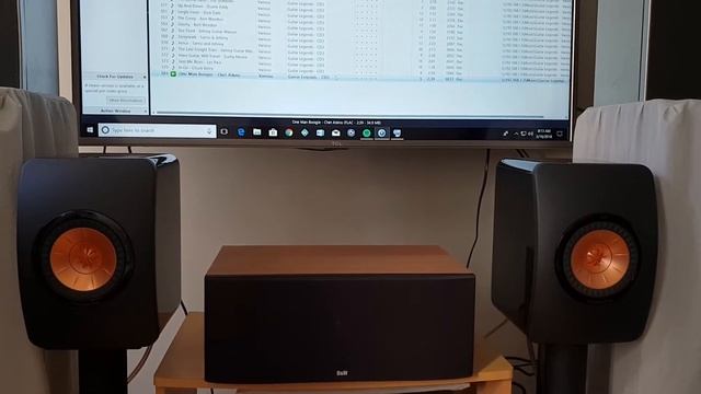 KEF LS50 on a NAD 375 Bee Amplifier смотреть онлайн