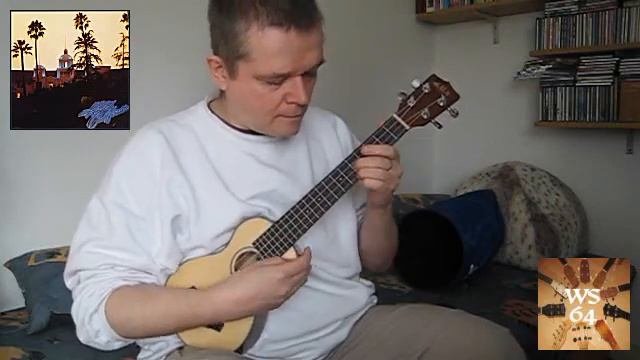 Hotel California - Ukulele solo смотреть онлайн