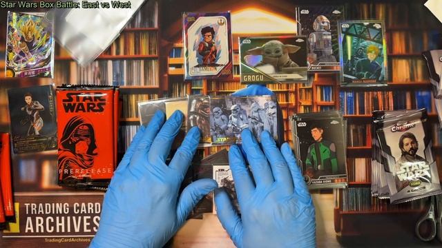 #starwars Trading Cards Box Battle: East vs West смотреть онлайн