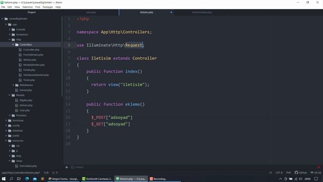 LARAVEL'DE REQUEST KULLANIMI - PHP İLE LARAVEL EĞİTİM SETİ смотреть онлайн