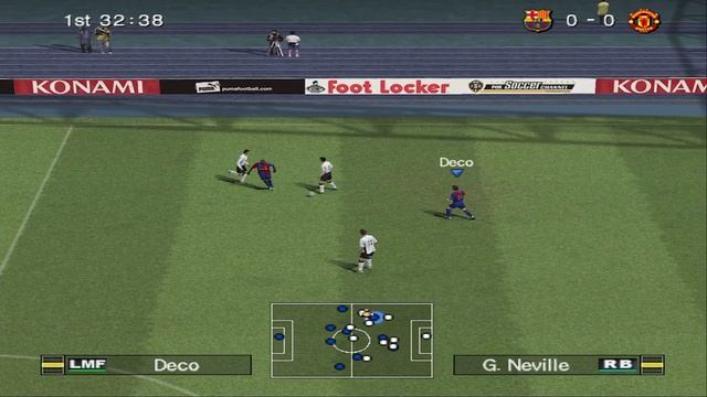 Winning Eleven Pro Evolution Soccer 2007 (PS2) Gameplay смотреть онлайн