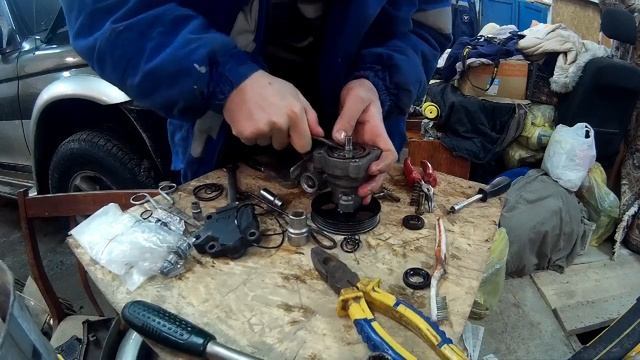 Ремонт насоса ГУР за 65 рублей. смотреть онлайн