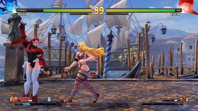 Street Fighter V CE Rose vs Kolin PC Mod смотреть онлайн