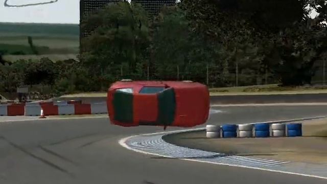 LFS Wall Ride 200mph Crash in Slow Motion смотреть онлайн