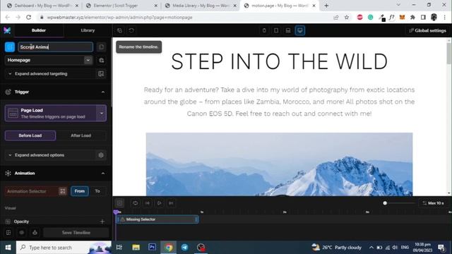 GSAP Advance Animations in WordPress with Elementor + Motion Page | No Coding смотреть онлайн
