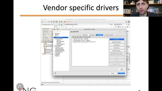 JAVA: Utilizzo di driver JDBC o di librerie esterne (M10-E02) смотреть онлайн