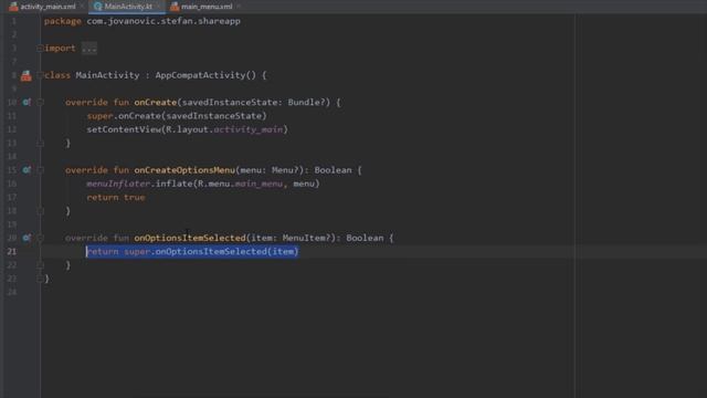 Share Data with Other Applications - Android Studio Tutorial смотреть онлайн