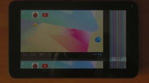 На экране планшета появились полосы и рябь - что делать?