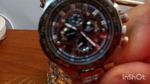 замена батарейки в часах CASIO  EDIFICE EF-554