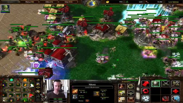 Warcraft 3 - HERO Blademaster смотреть онлайн