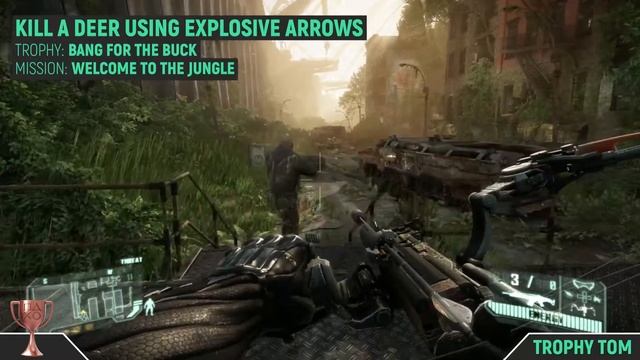 Crysis 3 Remastered - Bang For The Buck ? Trophy Guide (Mission 2: Welcome To The Jungle) смотреть онлайн