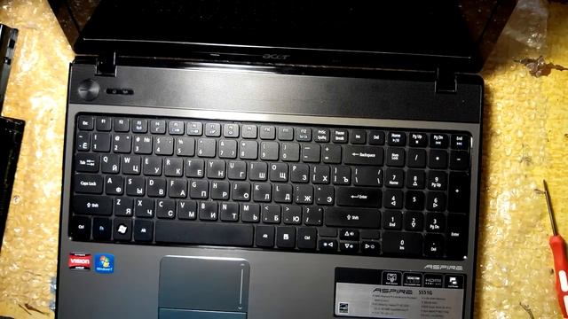 Разборка ноутбука ACER Aspire 5551G смотреть онлайн