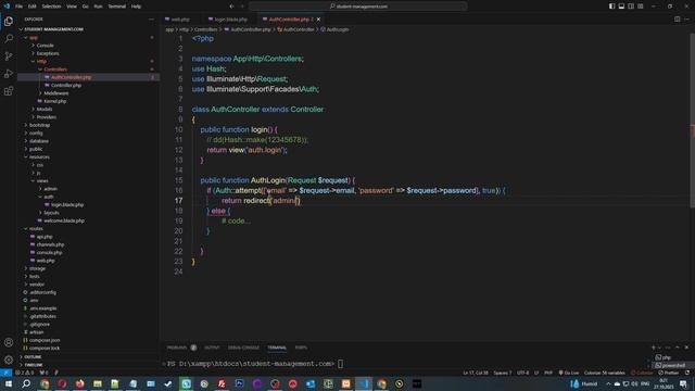 #4 Login and Logout System in Laravel | Student Management System in Laravel 10 смотреть онлайн