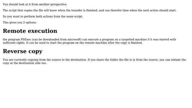 Windows CMD - wait for file to finish copying then run a command (2 Solutions!!) смотреть онлайн