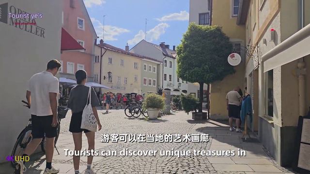 【4K】The Small Town Of Fussen Under Neuschwanstein Castle In Germany