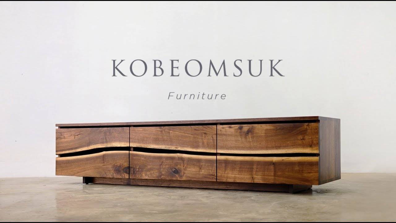 Kobeomsuk Furniture - Live Edge TV Stand