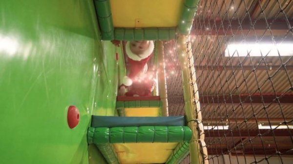 Christmas Magic at Busfabriken Indoor Playground (play center fun for kids)
