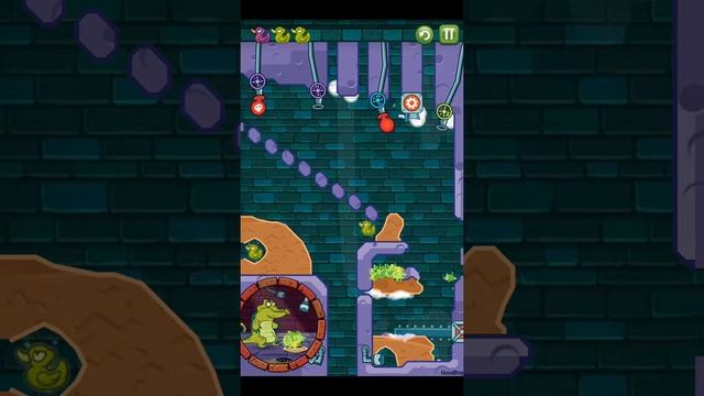 "Where's My Water?" "Cranky" walkthrough level C2-18 "Layer Cake", longplay, all ducks смотреть онлайн