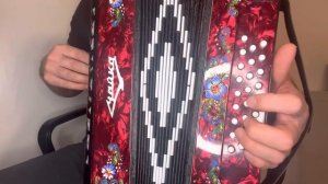 снег кружится летает летает РАЗБОР С цифрами на гармони #гармонь #играйгармонь #гармонист