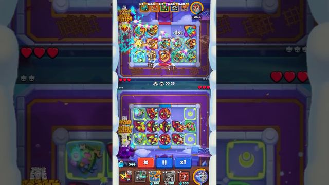 10 Billion Damage | Max Cultist (4,373%) VS Max Sharpshooter (4,785%) | Rush Royale смотреть онлайн