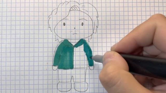 Как нарисовать игра в кальмара игрок 456 смотреть онлайн