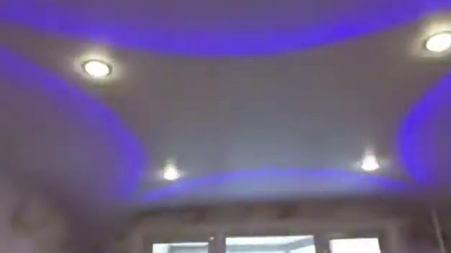 Натяжные потолки с необычной подсветкой смотреть онлайн