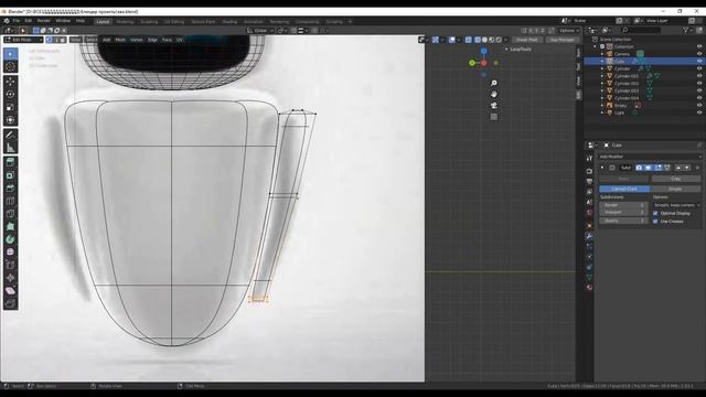 Моделирую Еву из мультика WALL-E | За 5 минут в Blender 2.83 смотреть онлайн
