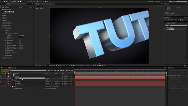 Element 3D Intro Tutorial | Wireframe Text смотреть онлайн